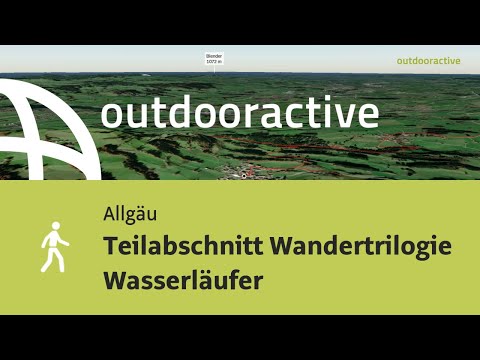 Wanderung im Allgäu: Teilabschnitt Wandertrilogie Wasserläufer