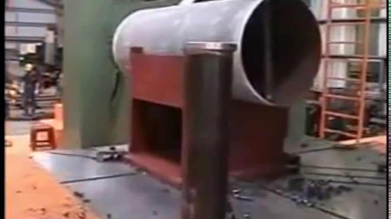 Tee and Elbow Beveling Machine with Feed Slide Table
