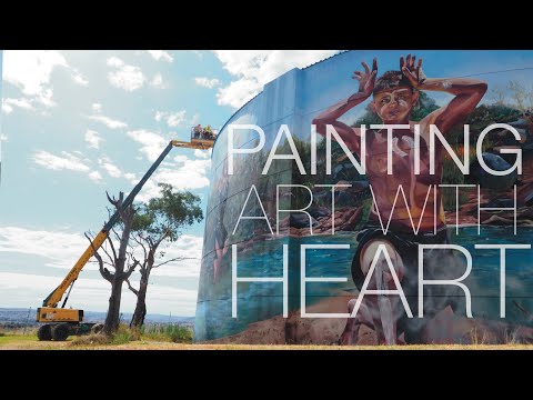 Cowra POW Water Tank Murals