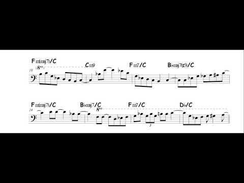 Marc Johnson - Re:Person I Knew - Double Bass Solo Transcription