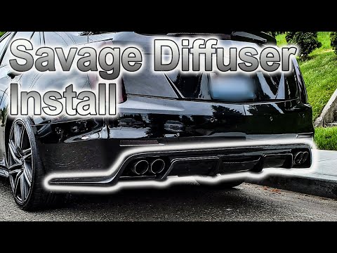 Savage Diffuser Install | Cadillac CTS