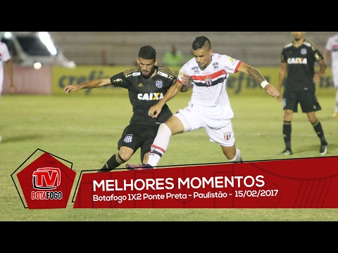 MELHORES MOMENTOS: Botafogo 1x2 Ponte Preta - Paulistão - 15/02/2017