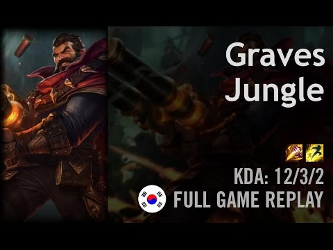 Graves Jungle vs Kindred - Wolf - KR Challenger Path 6.1