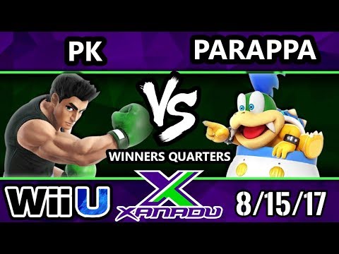 S@X 215 - Look | PK (Little Mac) Vs. Parappa (Bowser Jr.) - SSB4 Winners Quarters - Smash 4