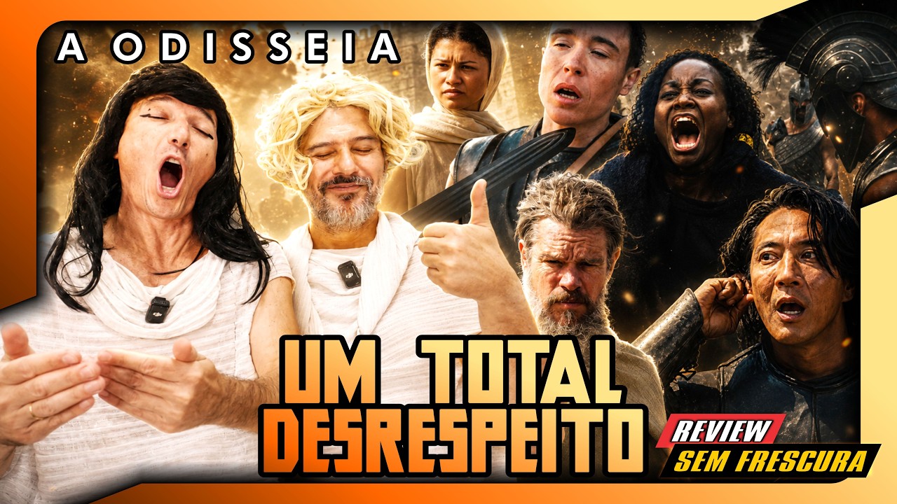 UM TOTAL DESRESPEITO À OBRA ORIGINAL! 😡 REVIEW: A ODISSEIA (2026) SEM FRESCURA #aodisseia