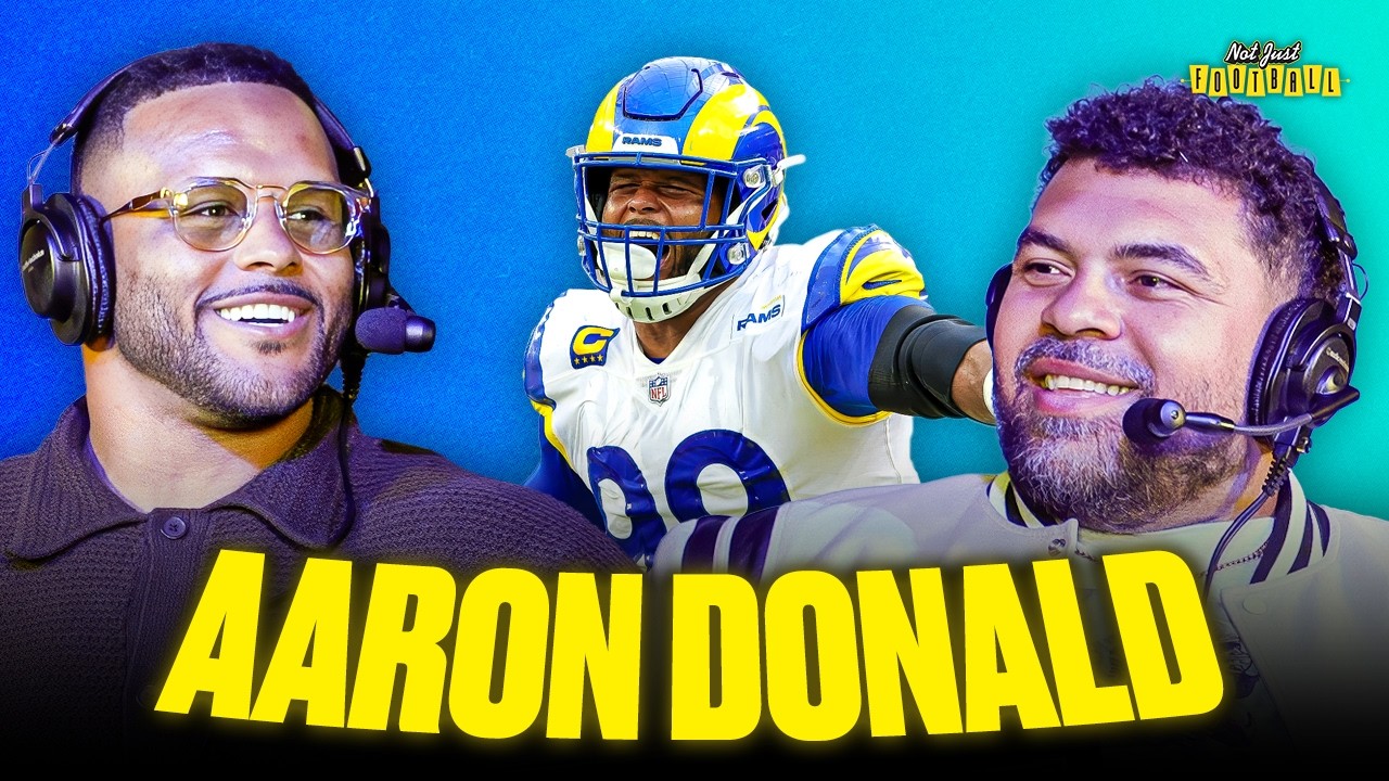 Aaron Donald On Nearly Becoming Steeler, Possibility of a Comeback, & More! | Not Just Football