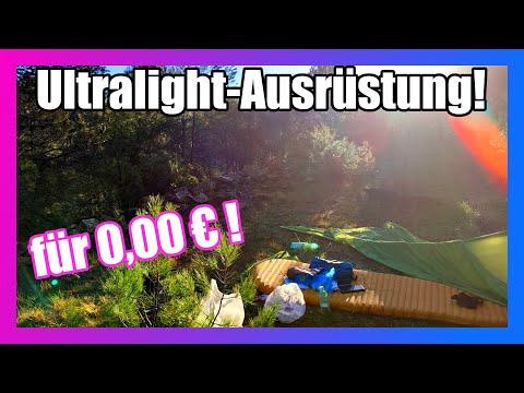 Kostenlose Ultralight-Ausrüstung aus Alltagsgegenständen » Outdoor, Wandern, Bikepacking & Bushcraft