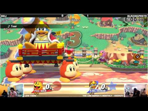 Deli (PacMan) vs BlazingPasta (Dedede) - Winners Qtr Finals - Smash 4 Low Tiers