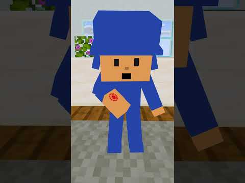 POCOYO WANTS TO BE SPIDERMAN #shorts #minecraft #smilingcritters #sprunki #poppyplaytime4