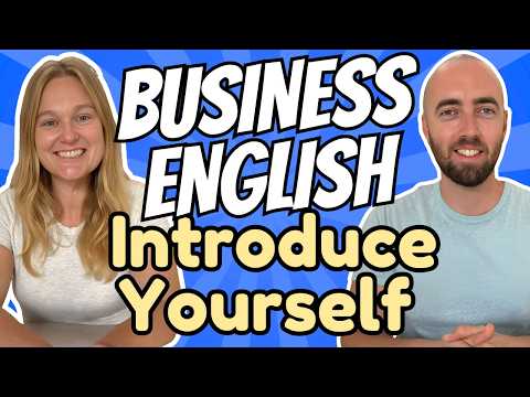 Business English for Networking Events: How to Introduce Yourself at Work & Meet People in English