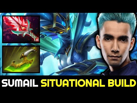 SUMAIL Situational Build Naga Siren — Bloodthorn & Swift Blink 7.28 Dota 2