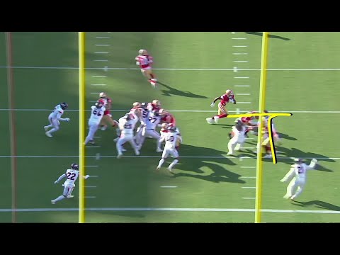 Patrick Taylor gets to the outside for the rushing touchdown