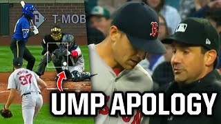 Umpire apologizes for missing strike three call, a breakdown