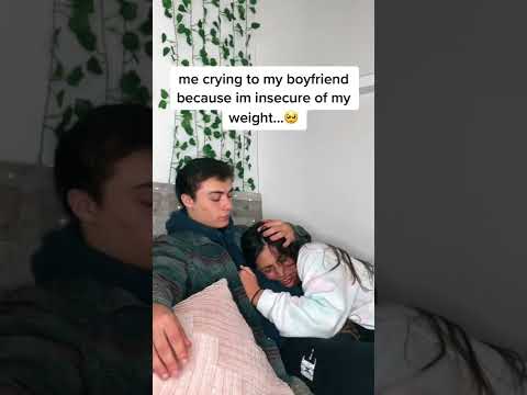 me crying to my boyfriend because I'm insecure of my weight... #Shorts