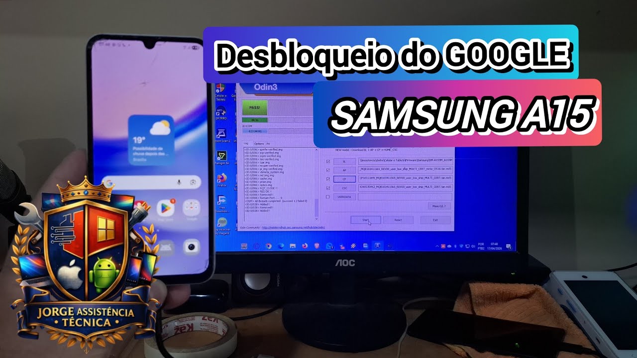DESBLOQUEIO DO GOOGLE SAMSUNG A15 ANDROID 15
