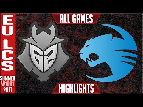 G2 Esports vs Roccat Highlights ALL GAMES Week 10 EU LCS Summer 2017 G2 vs ROC