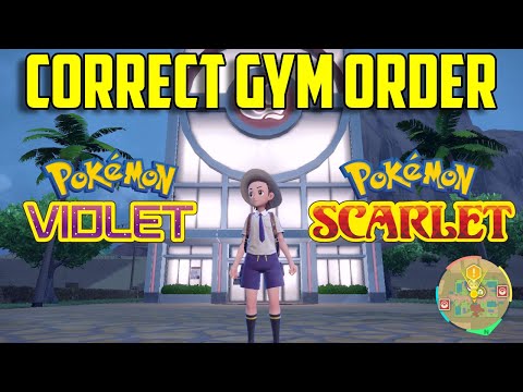 Pokémon Scarlet and Violet Gym Order | Correct Gym Order Pokémon Scarlet | Gym Guide Pokémon Scarlet