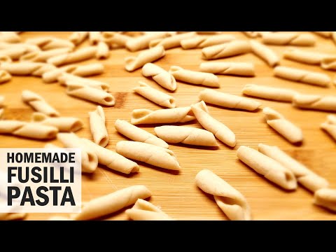 How to Make Delicious Fusilli Pasta from Scratch | Easy Homemade Pasta Recipe