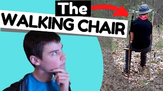 How to Make a Chair with Hiking Sticks