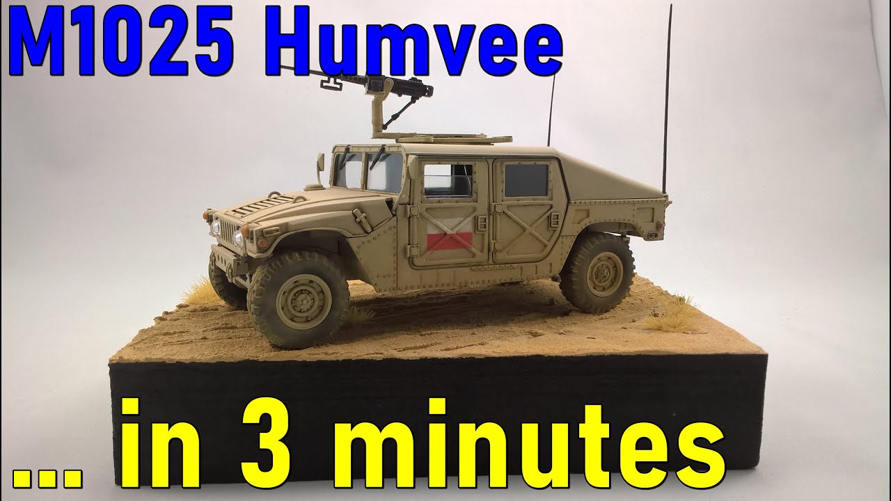 #2 … in 3 minutes – M1025 Humvee scale 1/35 – model build
