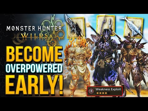 Monster Hunter Wilds - 5 Most Powerful WEAPONS & ARMOR You Need To Get Early! Low Rank Gear Up Guide