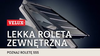 Roleta zewnętrzna solarna lekka VELUX SSS 0000S zaciemniająca PK08 94x140 (Zdjęcie 10)