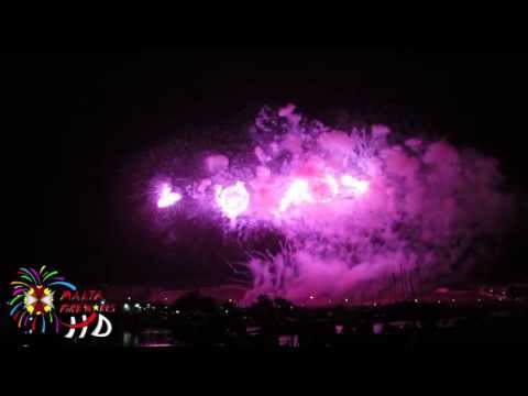 |HD| Malta International Fireworks Festival 2013 - Mount Carmel Fireworks Factory, Malta