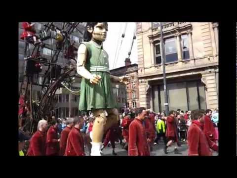 LIVERPOOL'S TITANIC GIRL GIANT SEA ODYSSEY 2012