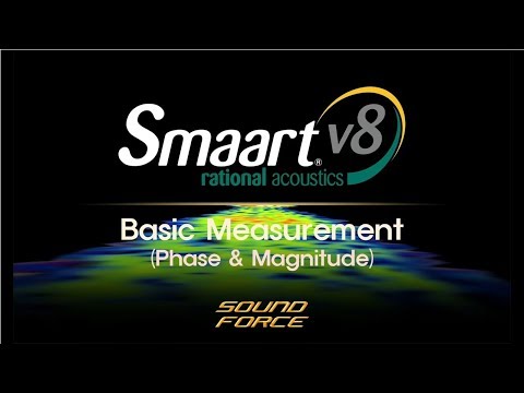 Smaart v.8 Basic Measurement(Phase & Magnitude)