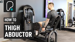 Video de entrenamiento de hip abduction machine para fortalecer glúteos