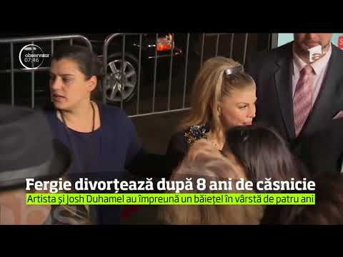 Fergie divorțează după opt ani de căsnicie
