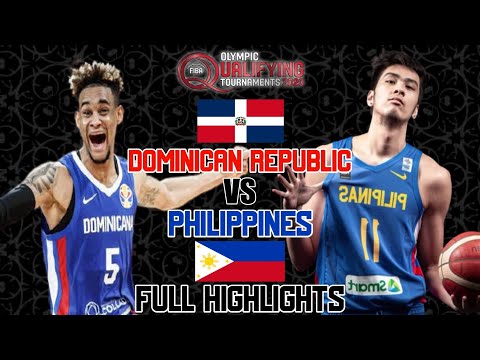 Dominican Republic vs Philippines - Full Game Highlights | FIBA Olympic Qualifying Tournament 2021