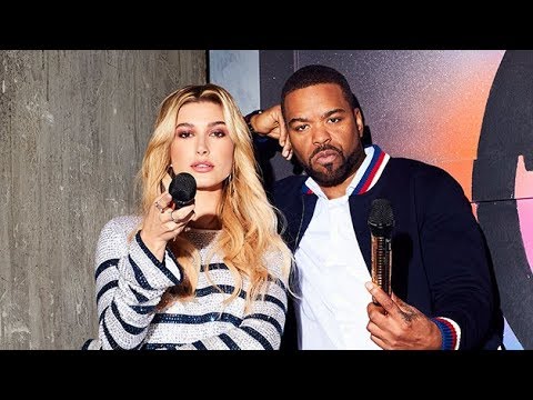 (LEGENDADO) Hailey Baldwin e Method Man respondem perguntas nos bastidores do Drop The Mic.