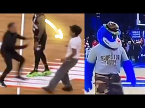 NBA FAN RUNS ON COURT DURING GAME VOICEOVER | DJMEECHYMEECH VOICEOVER 