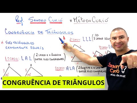 CONGRUÊNCIA DE TRIÂNGULOS | RÁPIDO e FÁCIL 