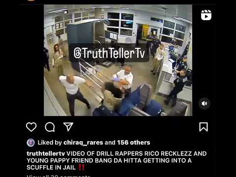 Rapper "rico recklezz” and rapper “bang da hitta” gets into a fight in cook county jail