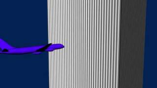 9/11 wtc 2 Blender 2.49b simulation
