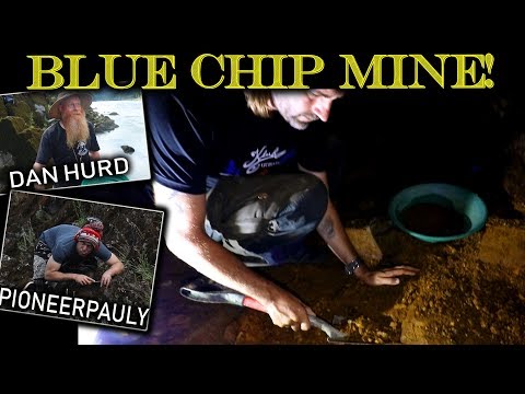 Blue Chip Mine - CANADIAN  HARD ROCK GOLD MINING with PioneerPauly at Dan Hurd's Claim!