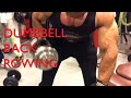 Dumbbell Back Rowing Exercise by Wasim Khan Indian Bodybuilder