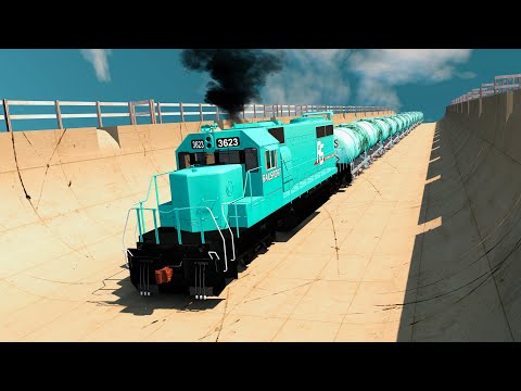 🚂Train vs GTA 5 Ramp Jump Crashes BeamNG.Drive | Part-5