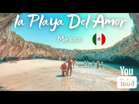 LA PLAYA DEL AMOR ❤️ |4K| Conocimos la playa más impactante de México 🇲🇽