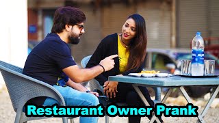 Restaurant Owner Prank  Pranks In Pakistan  Humani