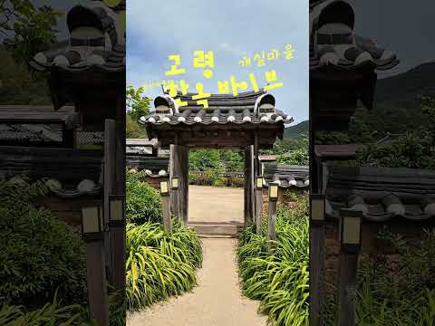 고령 &quot;개실마을&quot; 한옥 바이브 #고령군sns기자단 최윤하