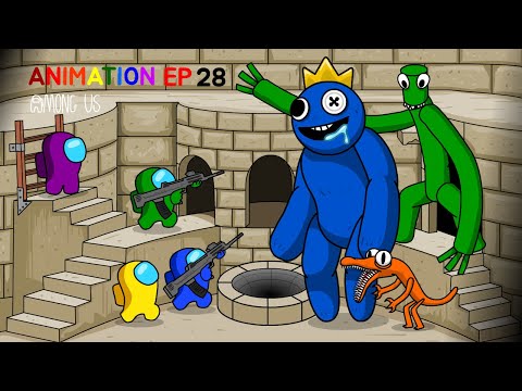 어몽어스 VS Rainbow Friends 28화 AMONG US ANIMATION 28