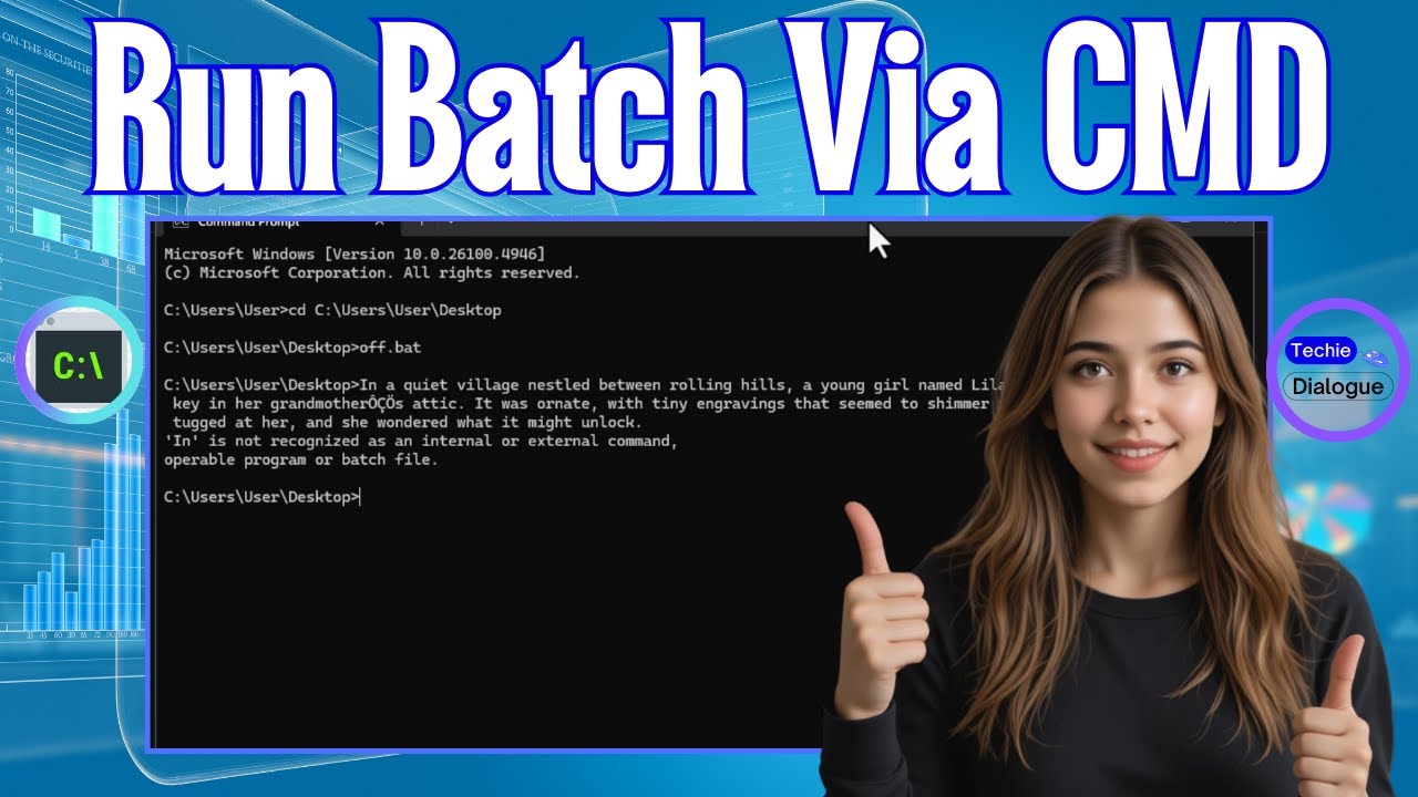 How To Run The Batch File In CMD | Simple Steps (2025)