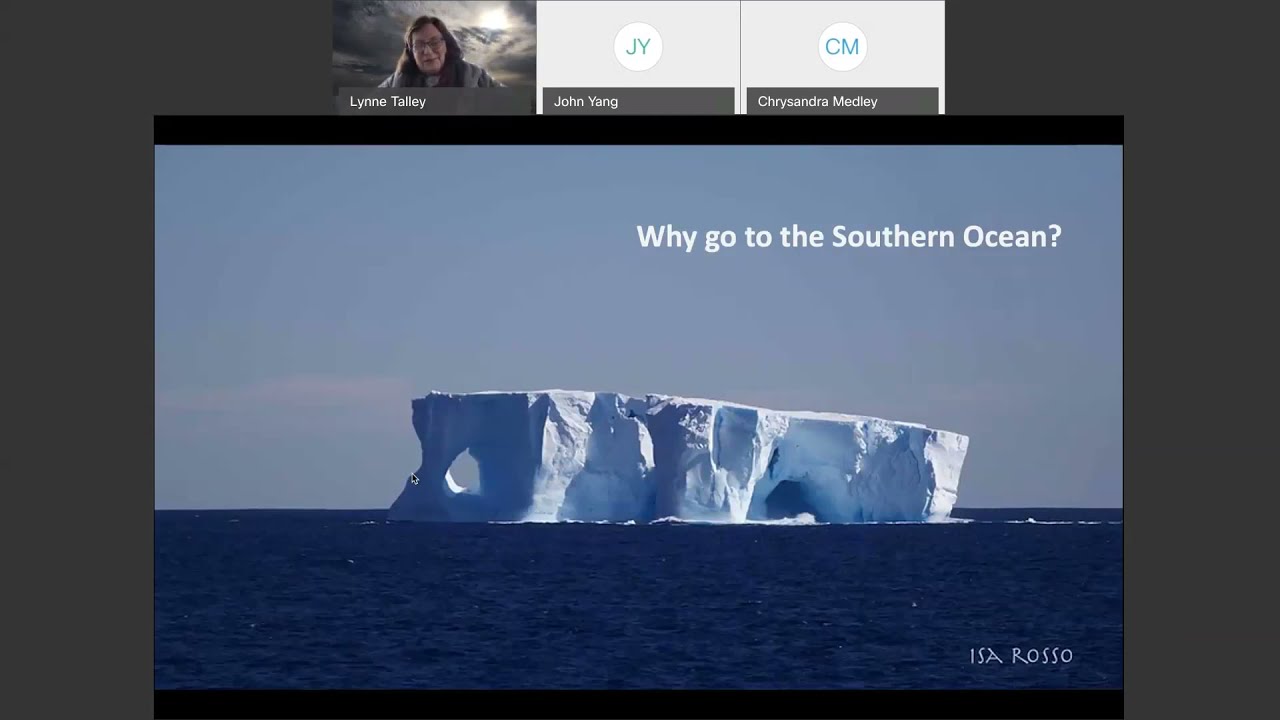 Prof. Lynne Talley | Peppering the Southern Ocean With Biogeochemical Argo Floats The SOCCOM Saga