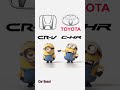 Honda CR V Vs Toyota C HR SUV Battle Gets Minion Madness Automobile Car Status Tiktok Fyp