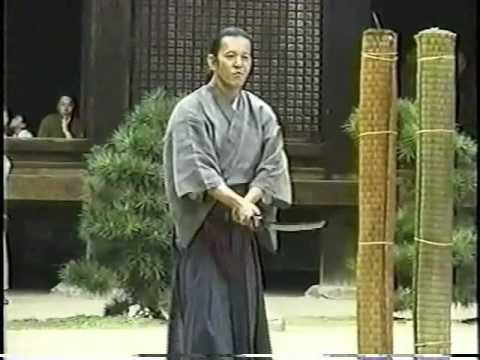 Samurai Sword Katana Demonstration in Shoshazan Engyoji of Hyo...