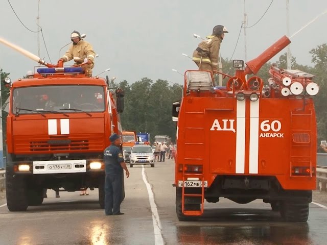 Экспонаты от пожарных
