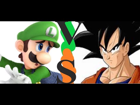 SSF2 Project B Luigi vs Goku